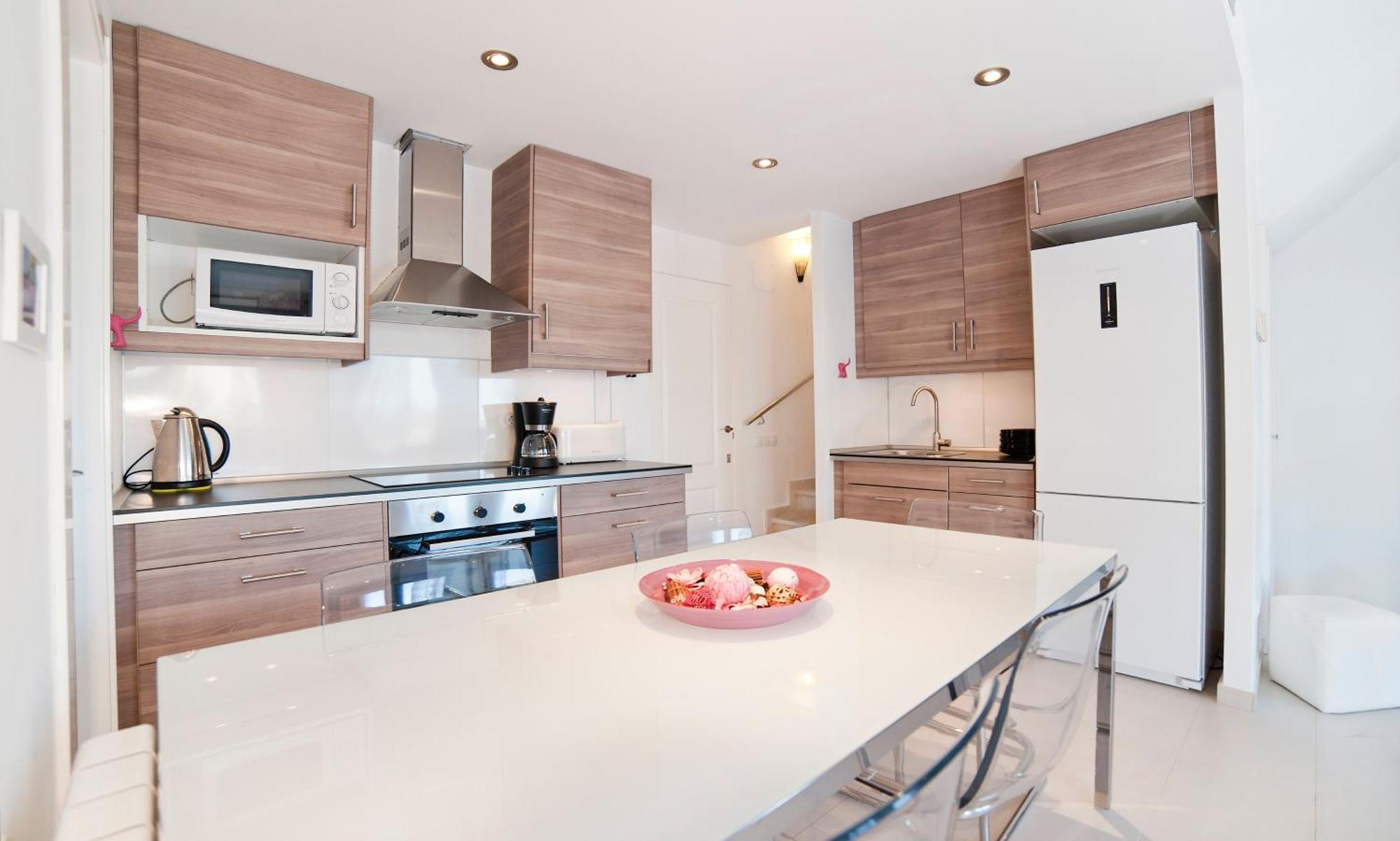 Apartamento Duplex Moderno 3 Hab Parking, Vistas Al Mar Y Terraza Sitges Exterior foto